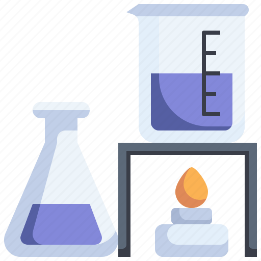 Beaker, bunsen, burner, chemical, chemistry, experiment, flask icon - Download on Iconfinder