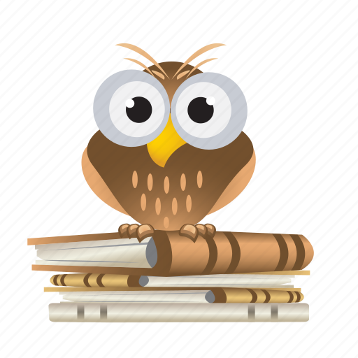 Owl, book, education, knowledge, school icon - Download on Iconfinder
