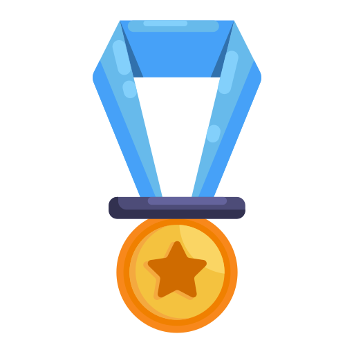 Champion, education, learning, medal, school, study icon - Free download
