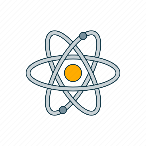 Atom, color, molecule, physics icon - Download on Iconfinder