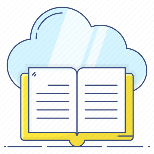 Book, cloud, cloud book, cloud learning, cloud library, digital education, education technology icon - Download on Iconfinder