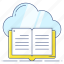 book, cloud, cloud book, cloud learning, cloud library, digital education, education technology 