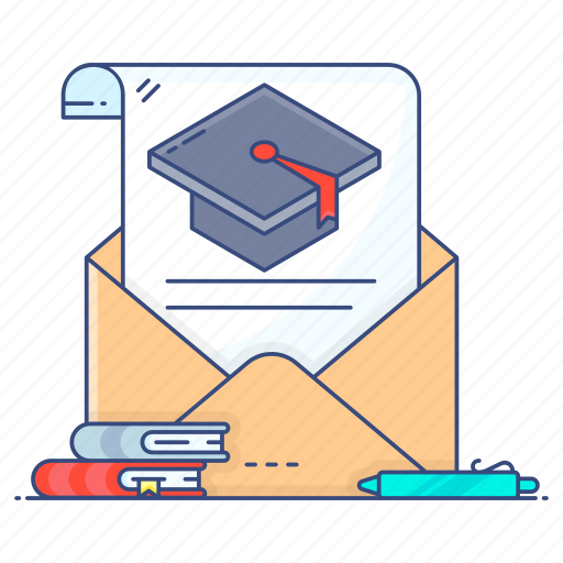 Academic mail, communication, correspondence, educational, educational email, email, letter icon - Download on Iconfinder