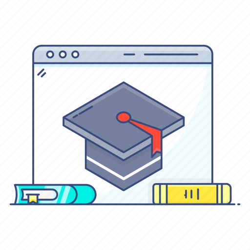 Digital education, educational, educational website, elearning, online education, online learning, website icon - Download on Iconfinder