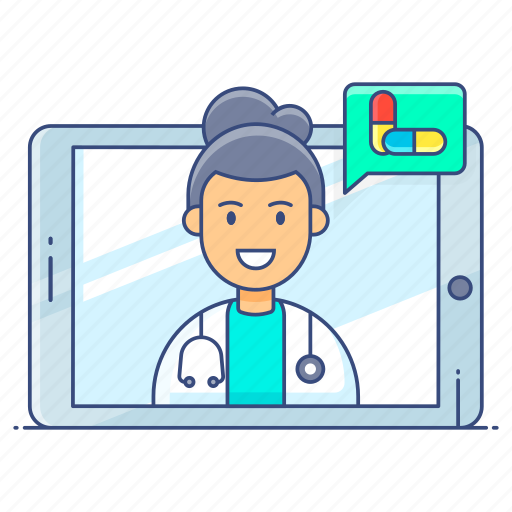 Medical services, nursing, nursing services, online, online healthcare, online medication, online nursing icon - Download on Iconfinder
