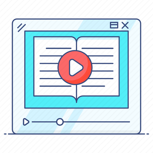 Elearning, online learning, online tutorial, online video, video, video lesson, video tutorial icon - Download on Iconfinder