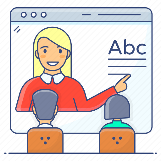 Digital classroom, elearning, online class, online learning, online study, virtual, virtual classroom icon - Download on Iconfinder