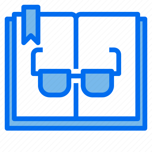 Book, education, glasses, knowledge, reading icon - Download on Iconfinder