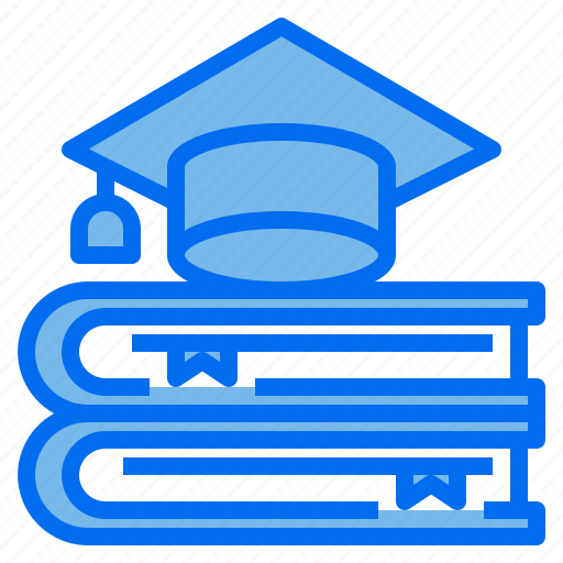 Book, cap, certificate, education, graduation, study icon - Download on Iconfinder