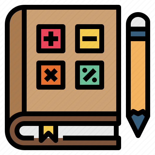Book, education, learning, math, pencil icon - Download on Iconfinder