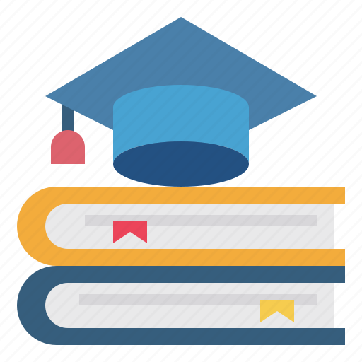 Book, cap, certificate, education, graduation, study icon - Download on Iconfinder