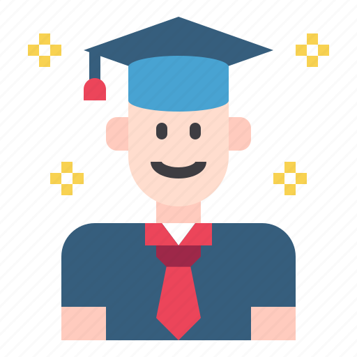 Avatar, education, graduation, man, school, student icon - Download on Iconfinder