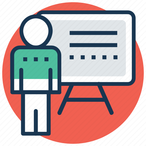 Blackboard, classroom, presentation, teacher, whiteboard icon - Download on Iconfinder