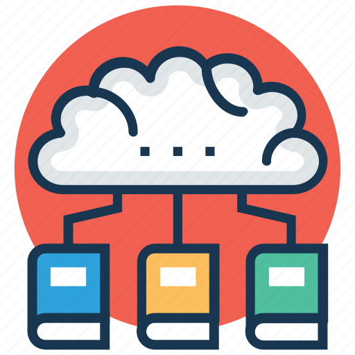 Cloud education, ebook, education technology, icloud book, sky docs icon - Download on Iconfinder