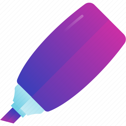 Highlight, bold pen, highlighter icon - Download on Iconfinder