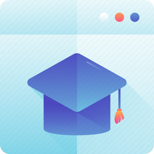 Student hat, education, online icon - Download on Iconfinder