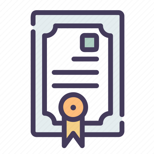 Education, certificate, diploma, achievement, award, elegant, graduation icon - Download on Iconfinder