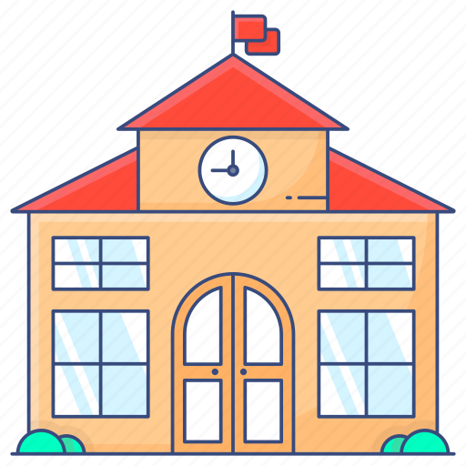 School, university, educational institute, educational building, academic university icon - Download on Iconfinder