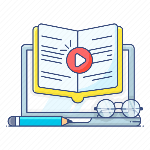Video, lesson, video lesson, video tutorials, video lecture, video education, video streaming icon - Download on Iconfinder