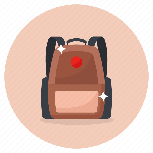 Backpack, school bag, college bag, books bag, haversack icon - Download on Iconfinder