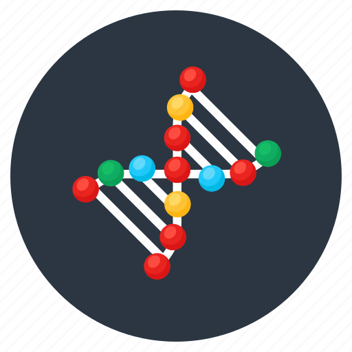 Dna, dna helix, deoxyribonucleic acid, dna strand, genetics icon - Download on Iconfinder