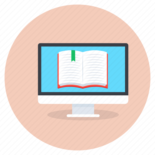 Electronic, book, electronic book, e book, online library, online curriculum, educational application icon - Download on Iconfinder
