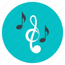 music, notes, music notes, quaver, eighth note, melody