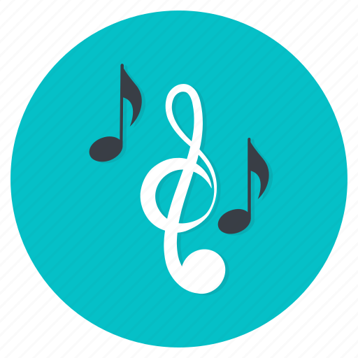Music, notes, music notes, quaver, eighth note, melody icon - Download on Iconfinder