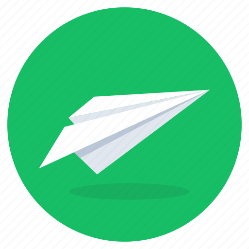 Paper, plane, paper plane, paper craft, origami, paper airplane, glider icon - Download on Iconfinder