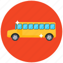 school, bus, school bus, school van, local transport, public transport, coach