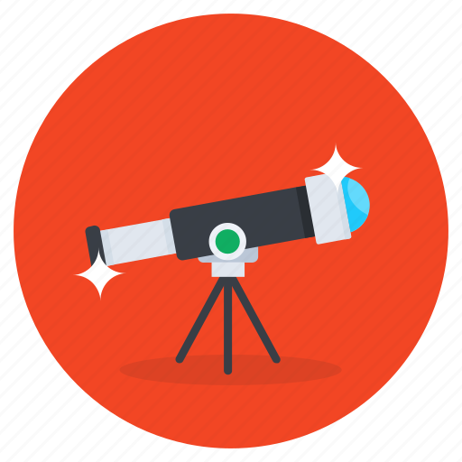 Telescope, astrophysics, observatory telescope, spy glass, research telescope icon - Download on Iconfinder