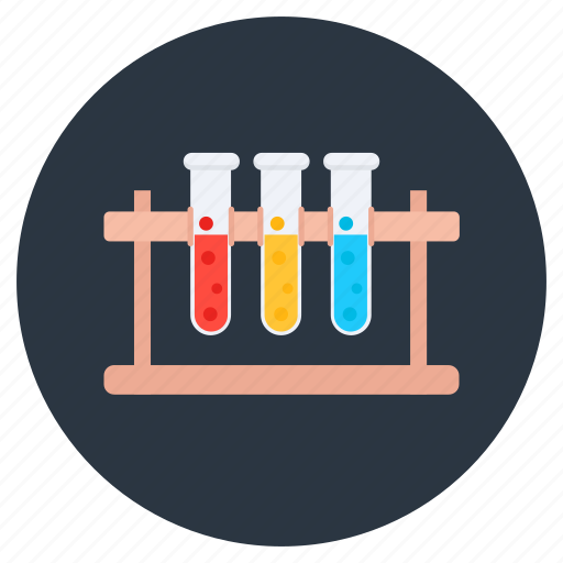 Test, tubes, test tubes, chemistry lab, lab practical, chemical testing, lab test tubes icon - Download on Iconfinder
