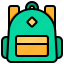 school, bag, backpack, education 
