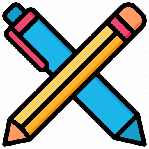 Stationery, pencil, pen, writing icon - Download on Iconfinder