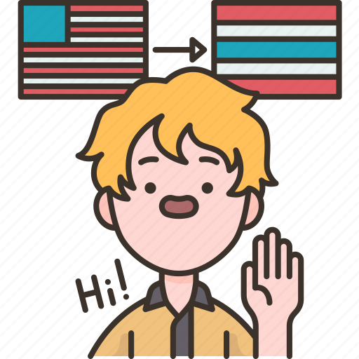 Student, foreigner, exchange, international, education icon - Download on Iconfinder