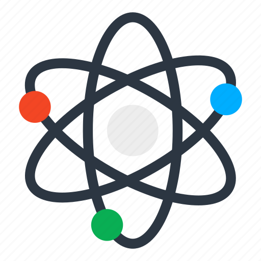 Atom, electron, proton, neutron, science icon - Download on Iconfinder