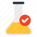 verified flask, lab apparatus, experiment, lab test, lab glass 