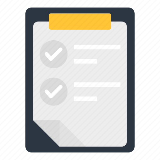 Checklist, list, todo, worksheet, task list icon - Download on Iconfinder