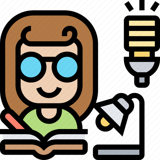 Homework, studying, student, learning, education icon - Download on Iconfinder