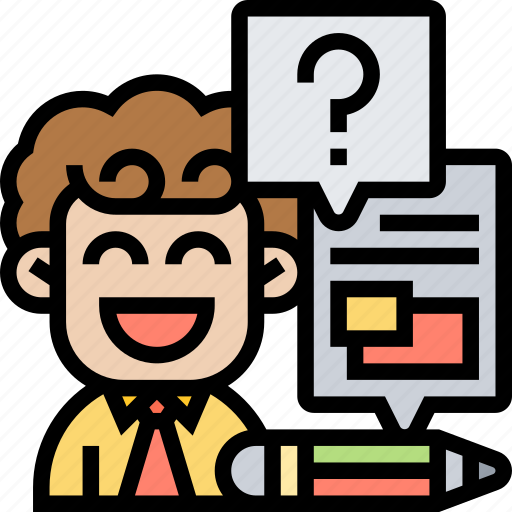 Question, answer, ask, helpdesk, solution icon - Download on Iconfinder