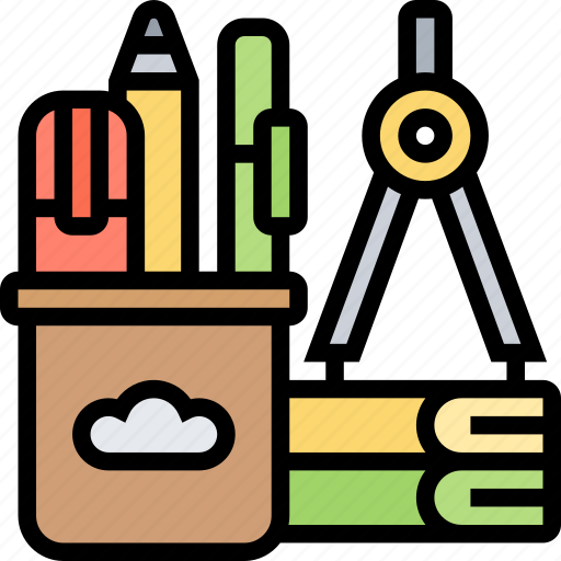 Stationery, pen, writing, office, supplies icon - Download on Iconfinder