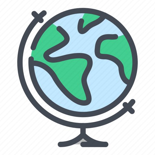 College, education, geography, globe, globus, school, student icon - Download on Iconfinder