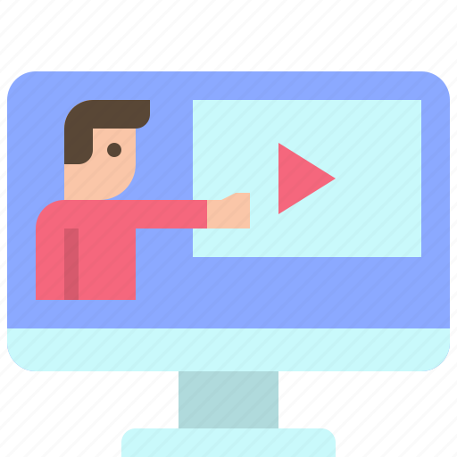 Education, learning, video, online icon - Download on Iconfinder