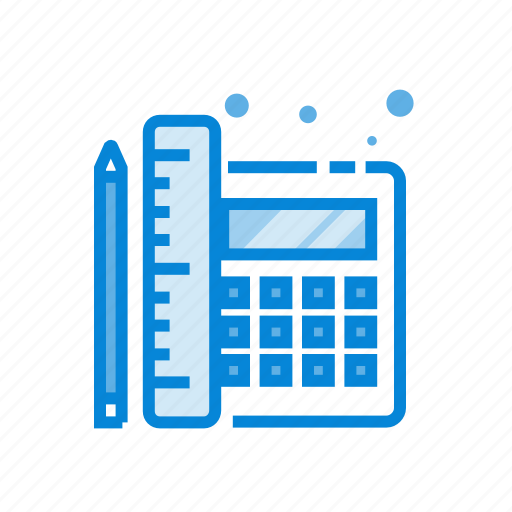 Calculator, learning, pen, tools, design icon - Download on Iconfinder