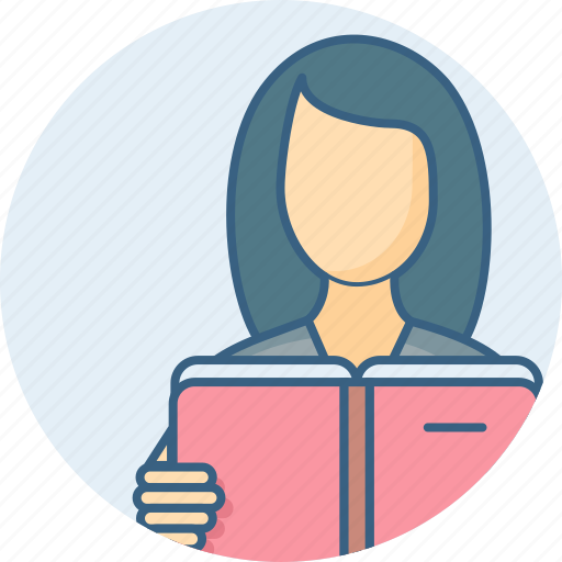 Female, girl, study, studying, education, lady, woman icon - Download on Iconfinder