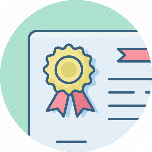 Badge, certificate, achievement, award, certification, document, education icon - Download on Iconfinder