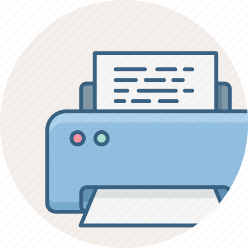 Print, printer, printing, document, letter, page, paper icon - Download on Iconfinder