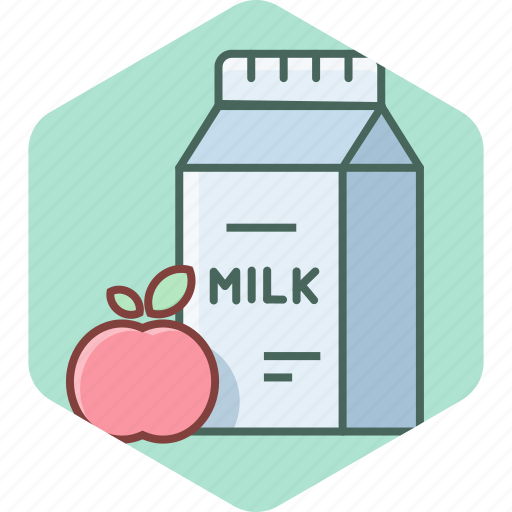 Apple, beverages, fresh, fruit, milk, beverage icon - Download on Iconfinder