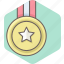 medal, achievement, award, gold, win, winner 