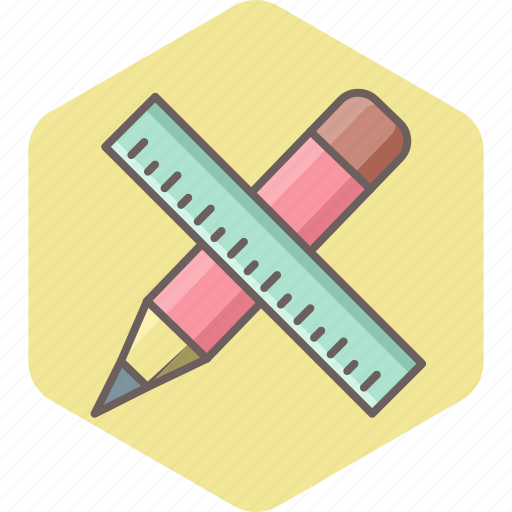 Ruler, stationary, design, office, pencil, stationery icon - Download on Iconfinder